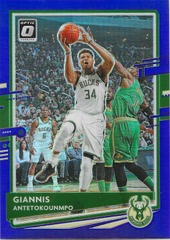 2020-21 Panini Donruss Optic Giannis Antetokounmpo #29 Purple Prizm